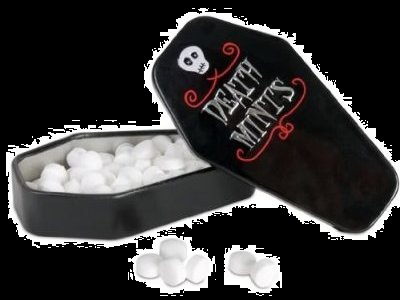 Halloween Candy Gifts Coffin Death Mints