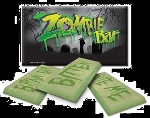 Halloween Candy Gifts Zombie Chocolate Candy Bar