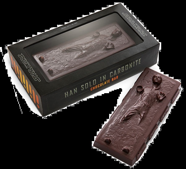 Halloween Candy Gifts Star Wars Hon Solo Carbonite Chocolate Bar