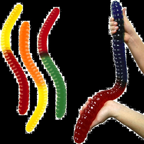 Halloween Candy Gifts Giant Gummy Worms