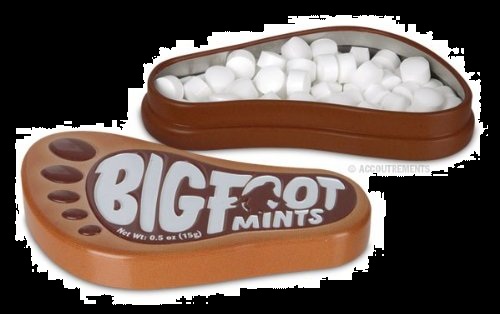 Halloween Candy Gifts Mints Rootbeer Bigfoot Mints and Tin