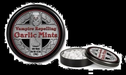 Halloween Candy Gifts Vampire Repelling Garlic Mints
